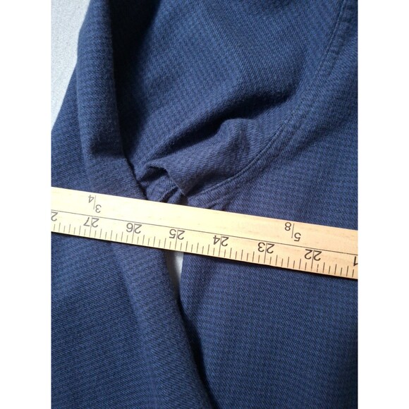 LL Bean Shirt Mens Large Blue Wicked Good Flannel Button Down Houndstooth - Picture 6 of 6